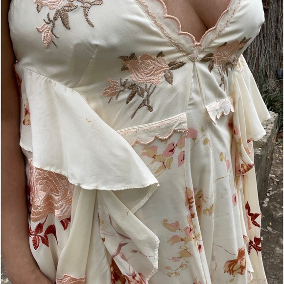 Free People Audrey Embroidered Maxi Dress - Picture 9 of 13